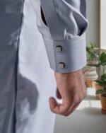 Silver Gray Shalwar Qameez - Image 6